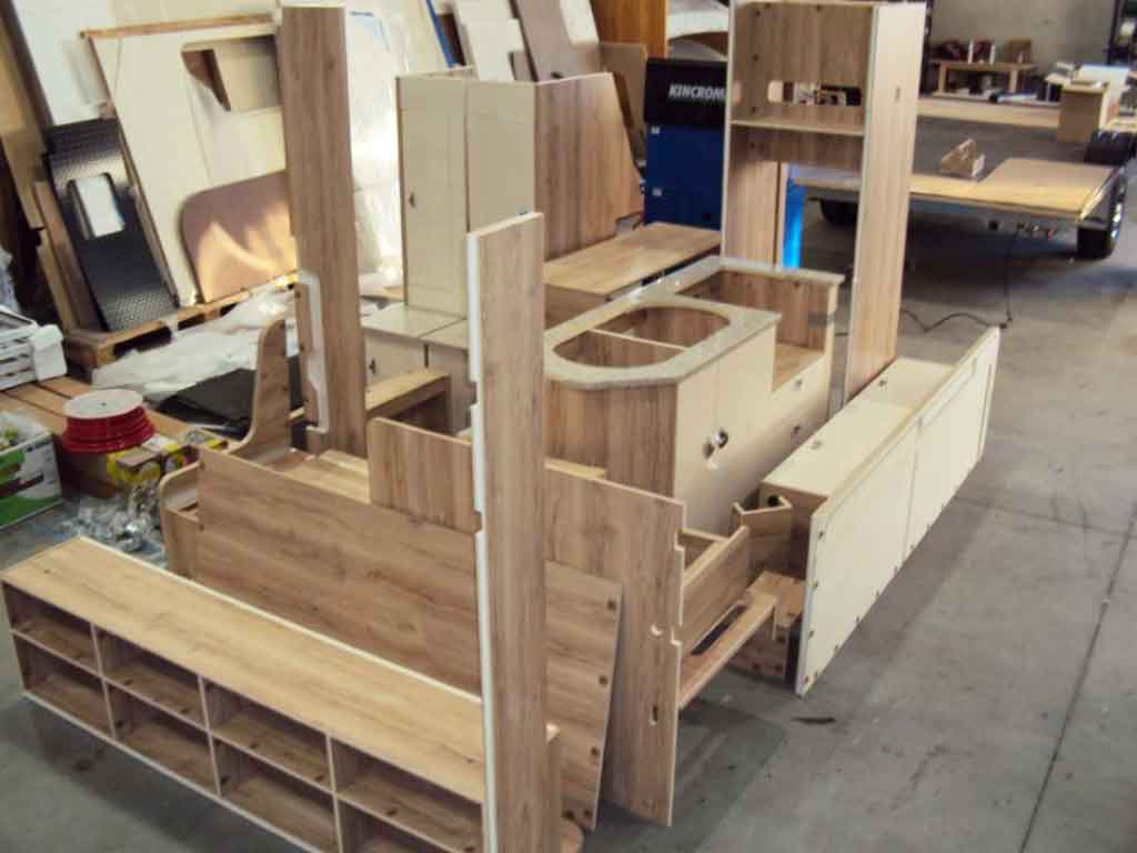 Willow Caravan Construction - Integrated Furniture Design